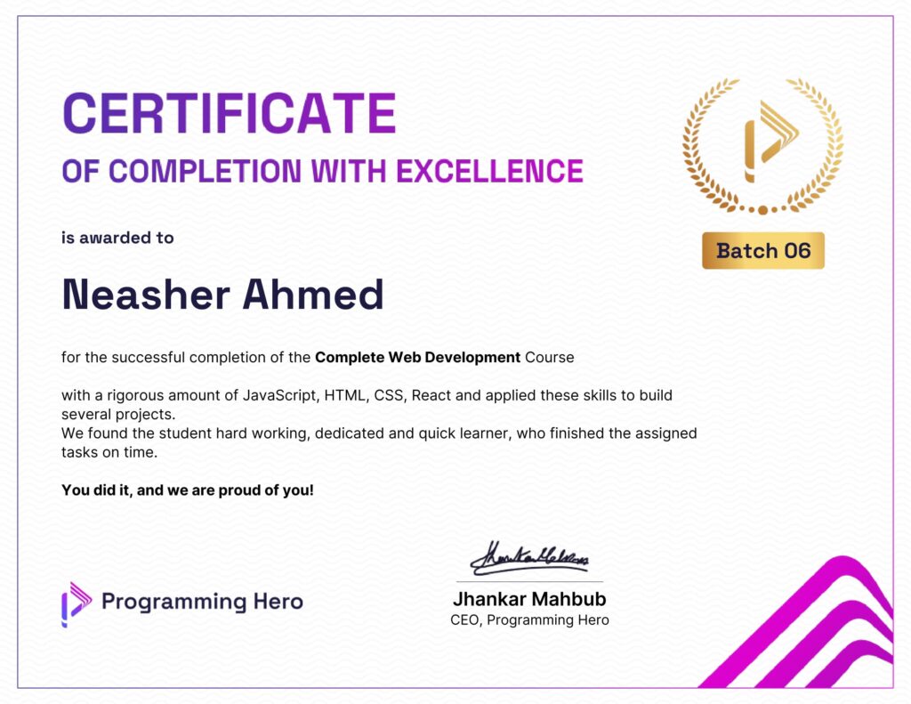 Neasher_development_certificate